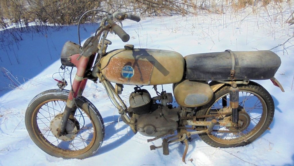 Jim and I shared our first bike, a 1965 Benelli 125 cc (Sears) model.