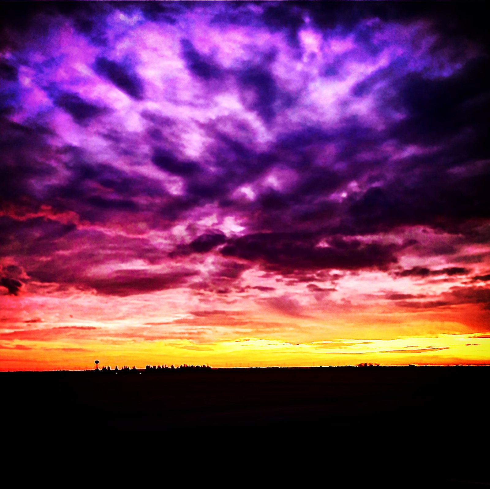 West of Princeton, Illinois. 9 November 19. Harvest dust is stardust, indeed.