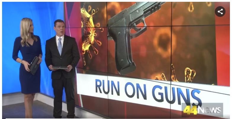 A run on guns.