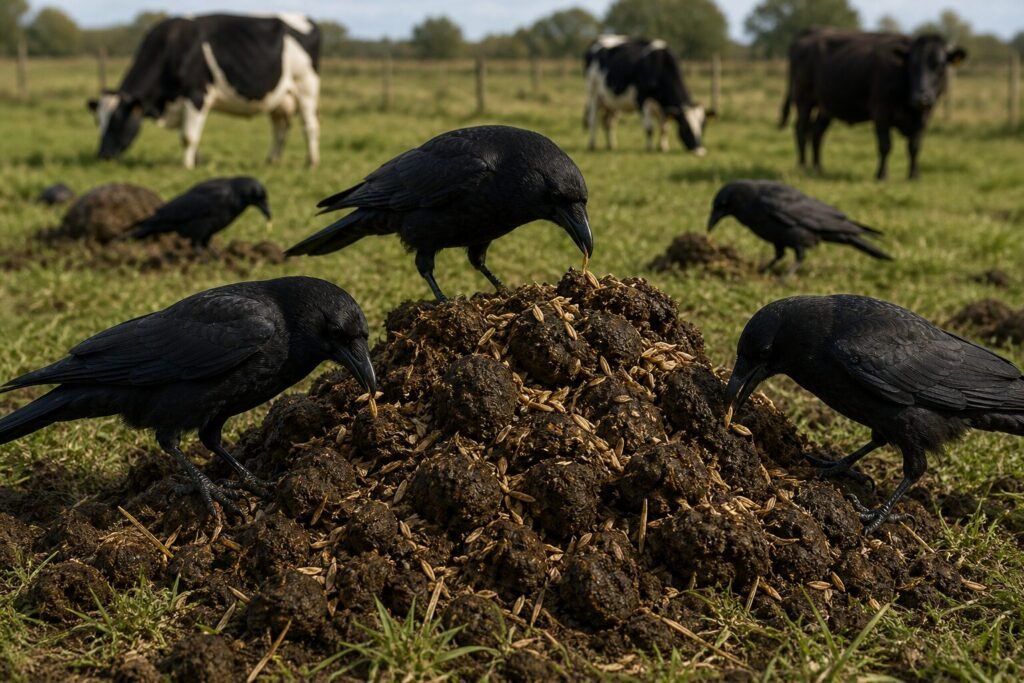 Oats in Manure